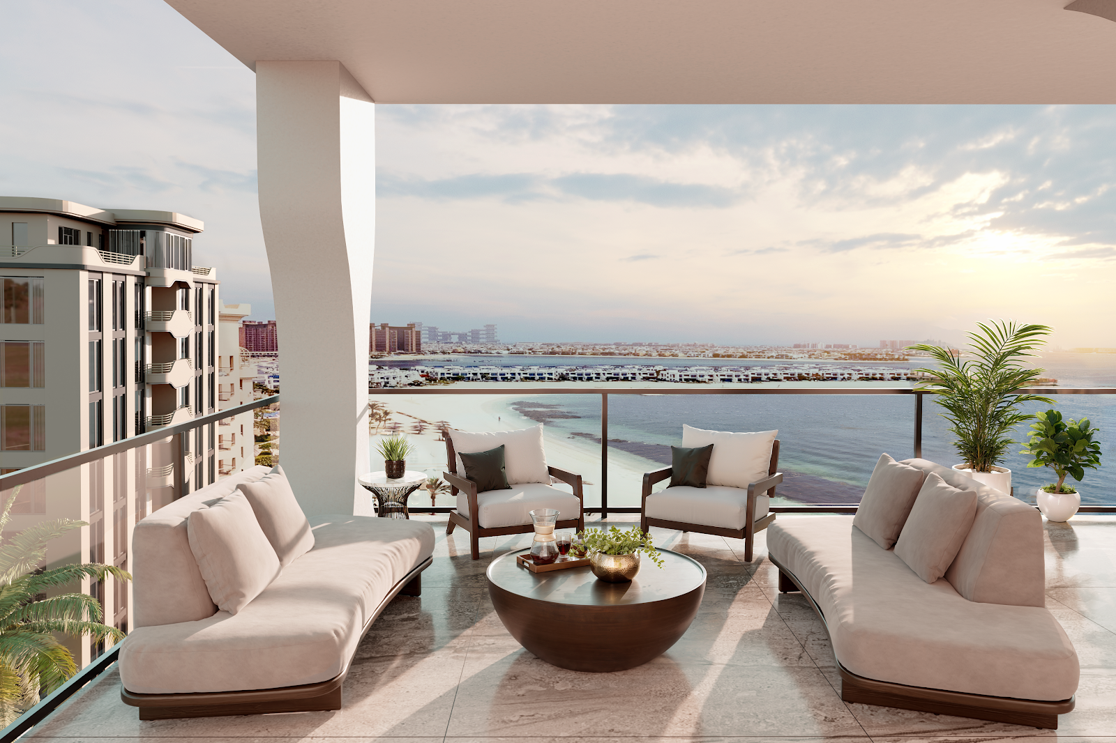 Azure Wave Residence — Hospitality visualization, Dubai, UAE