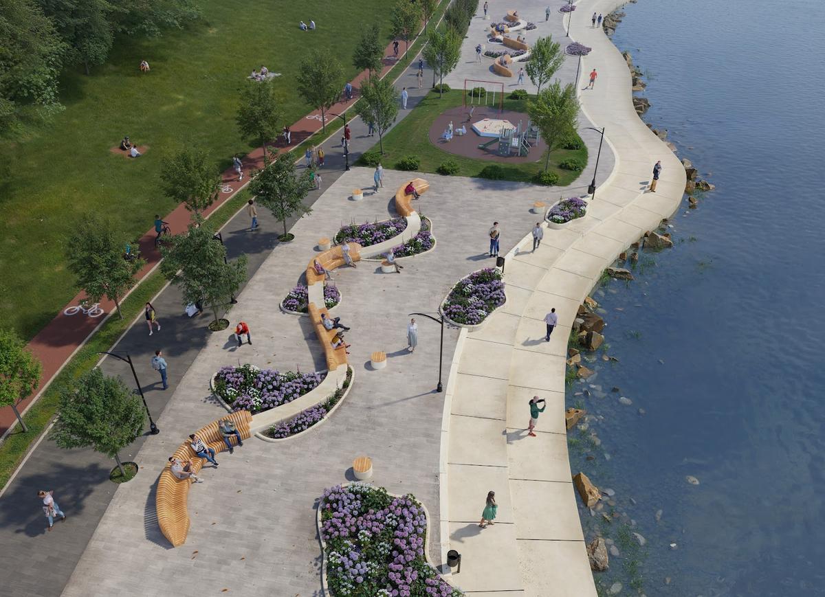 Wave Promenade — Public visualization, Ukraine