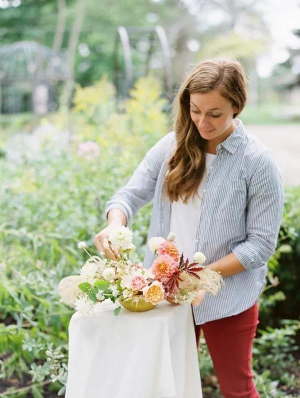 Florist In Bloom Workshop: Lake Geneva Wisconsin wedding flowers by Garden of Grace, photo 11