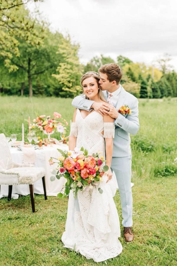 Spring Bohemian Photo Shoot wedding photography — Garden of Grace floral portfolio