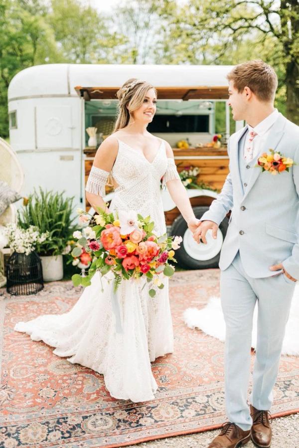 Spring Bohemian Photo Shoot wedding photography — Garden of Grace floral portfolio