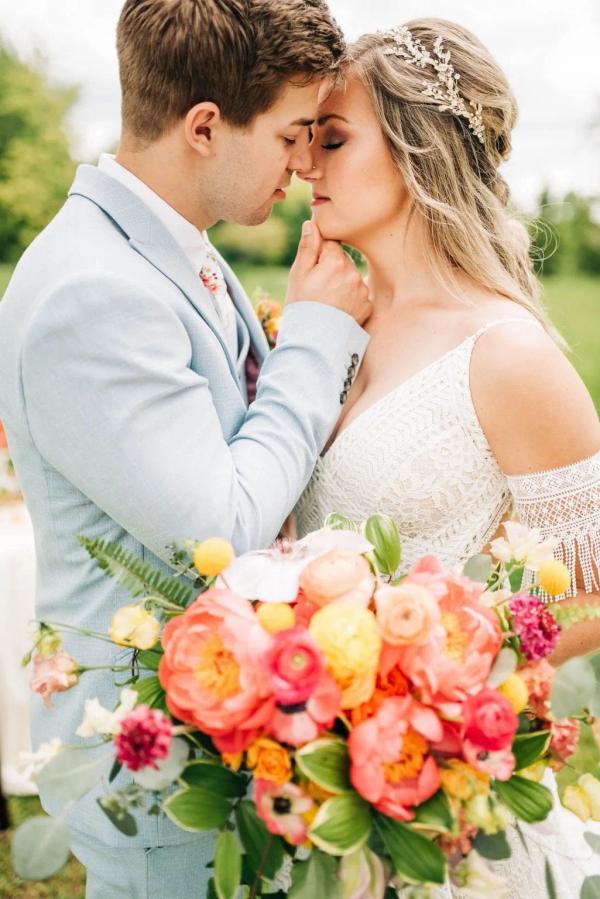 Spring Bohemian Photo Shoot wedding photography — Garden of Grace floral portfolio