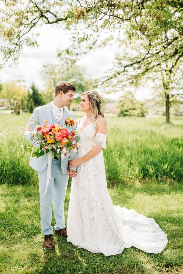 Spring Bohemian Photo Shoot wedding photography — Garden of Grace floral portfolio