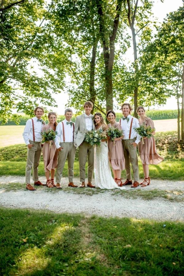 Nathaniel & Bailee wedding photography — Garden of Grace floral portfolio