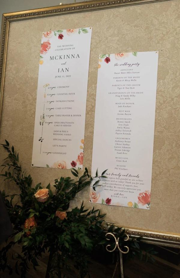 Ian and McKinna wedding photography — Garden of Grace floral portfolio