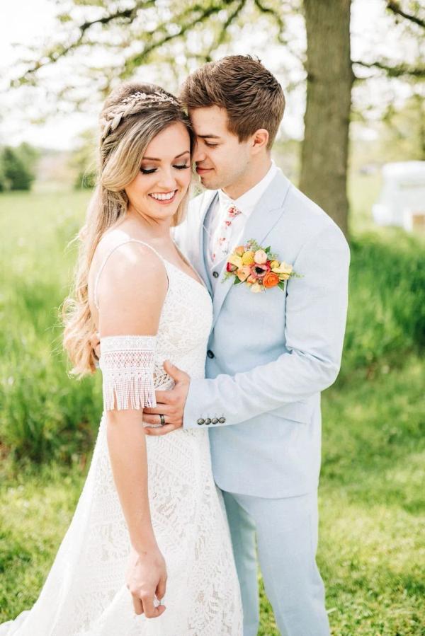 Spring Bohemian Photo Shoot wedding photography — Garden of Grace floral portfolio