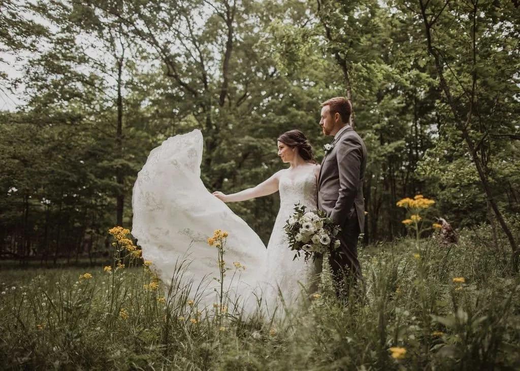 Emily and David — Garden of Grace wedding flowers