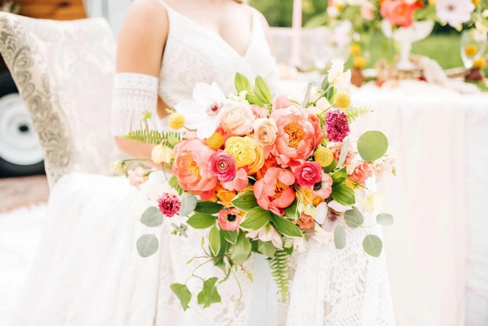 Spring Bohemian Photo Shoot — Garden of Grace wedding flowers