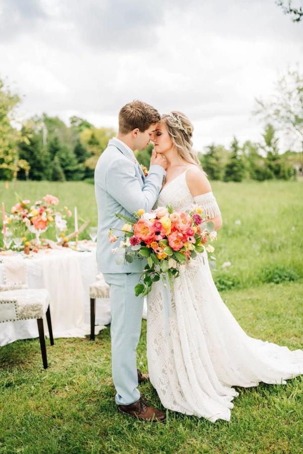 Spring Bohemian Photo Shoot wedding photography — Garden of Grace floral portfolio