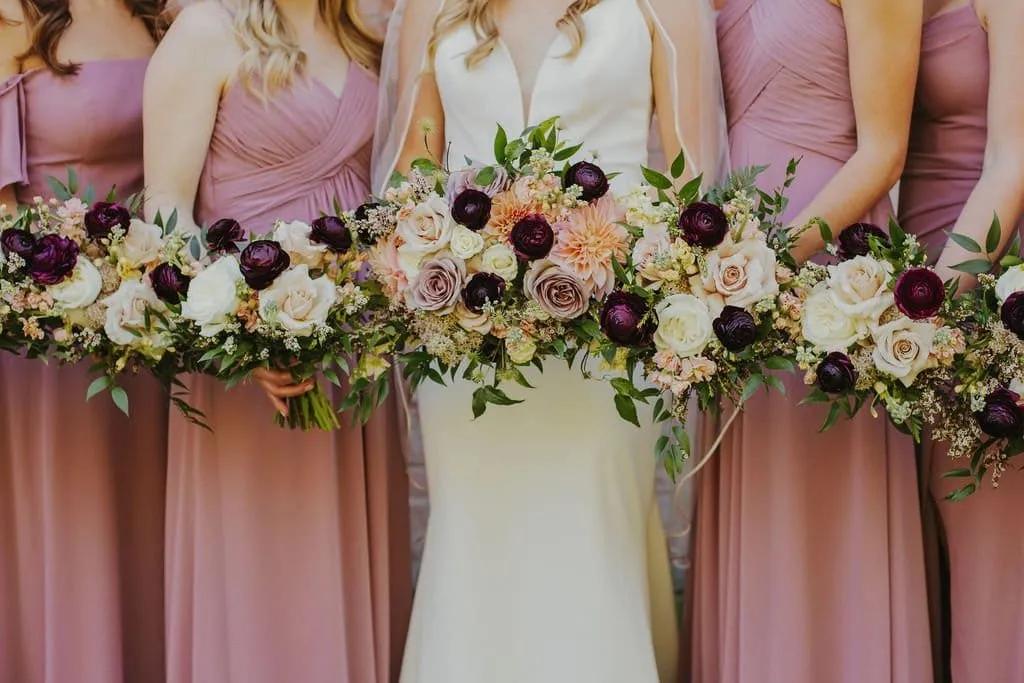 Kale and Janelle, Garden of Grace wedding flowers
