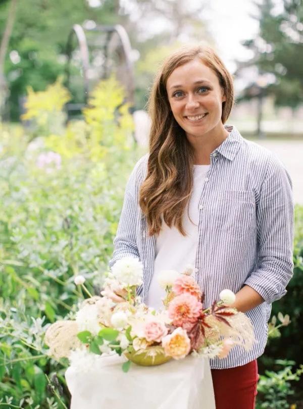 Florist In Bloom Workshop: Lake Geneva Wisconsin wedding flowers by Garden of Grace, photo 10