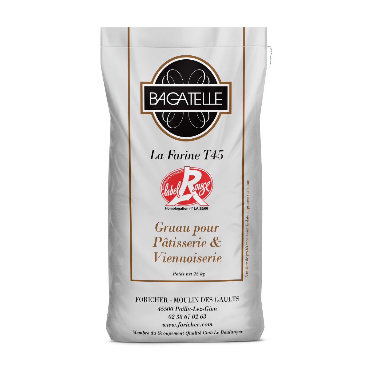 Farine T65 Label Rouge | BAGATELLE® Label Rouge | Foricher – Les