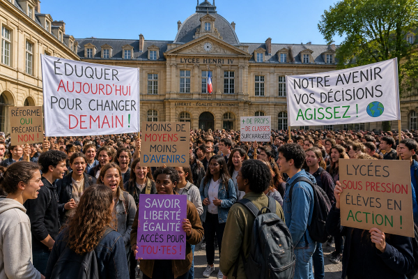 Schulen in Frankreich: Schüler fordern mehr