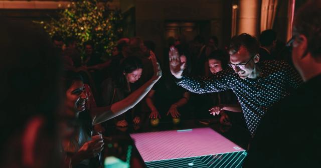 Bluecadet partnered with the Museum of Arts and Design for the 60th annual Mad Ball gala, creating a memorable, interactive Pong game using capacitive fruit as controllers.