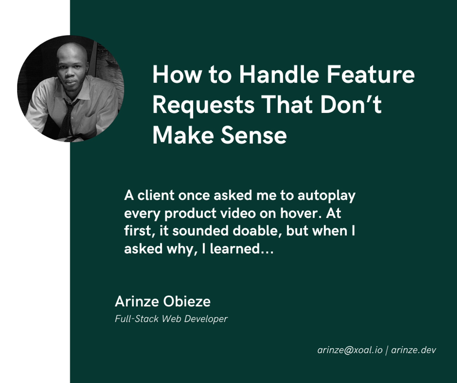 How to Handle Feature Requests That Don’t Make Sense