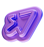 Purple logo representing the web3 protocol, featuring a modern design that symbolizes decentralized technology.