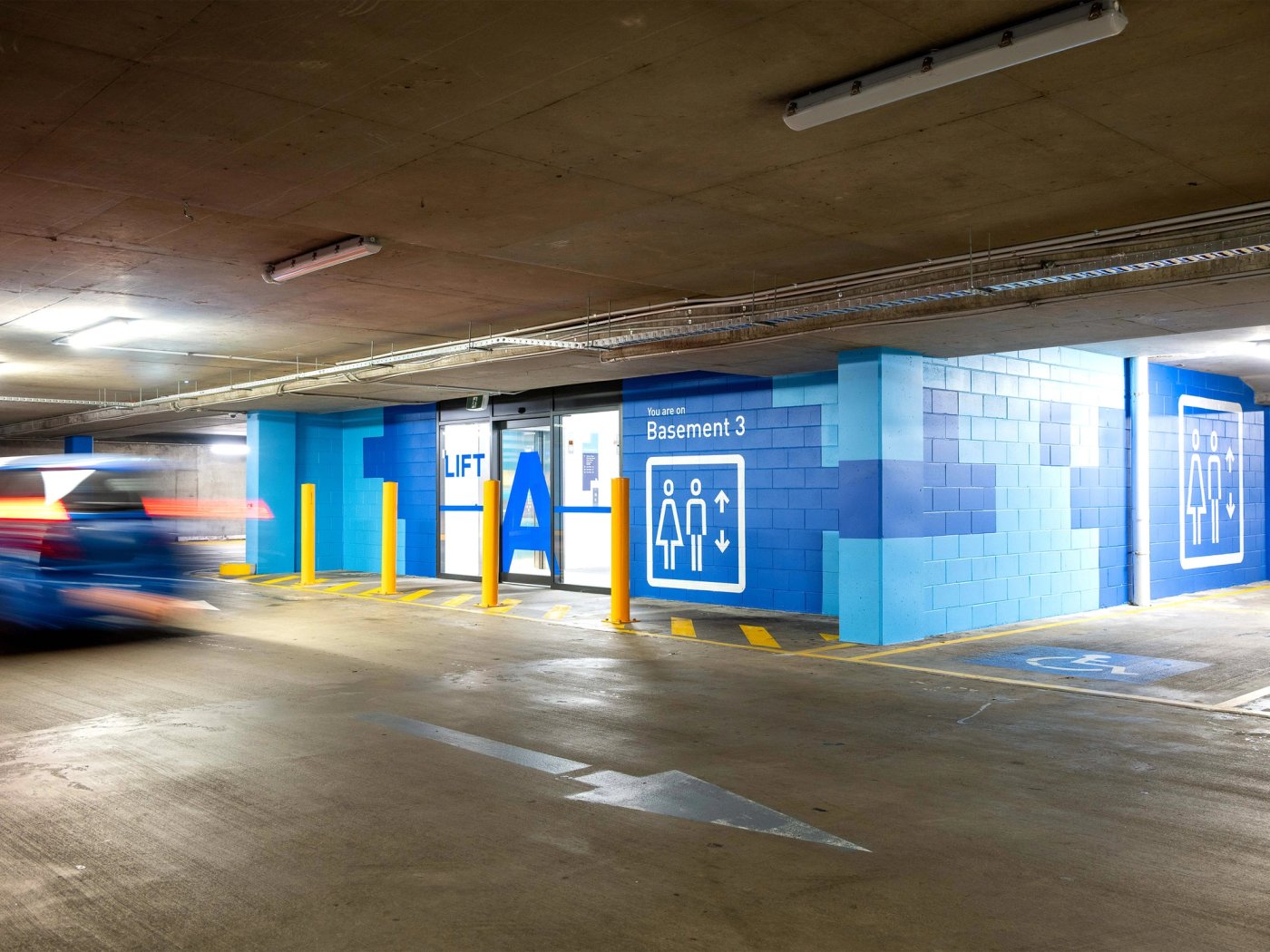Blue Car Park