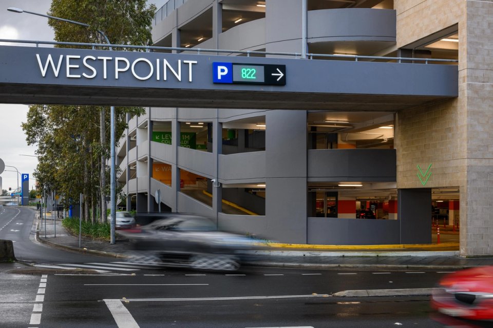 Westpoint Parking Guidance System and Entry