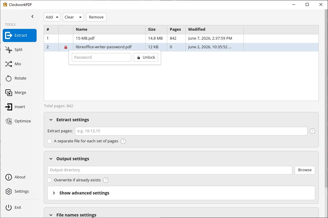 ClockworkPDF screenshot 1