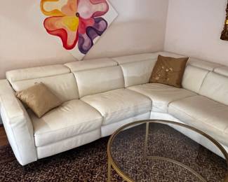 Vintage Leather Electric Recliner at Studio city Estate sale with Triumphant Estate Sales