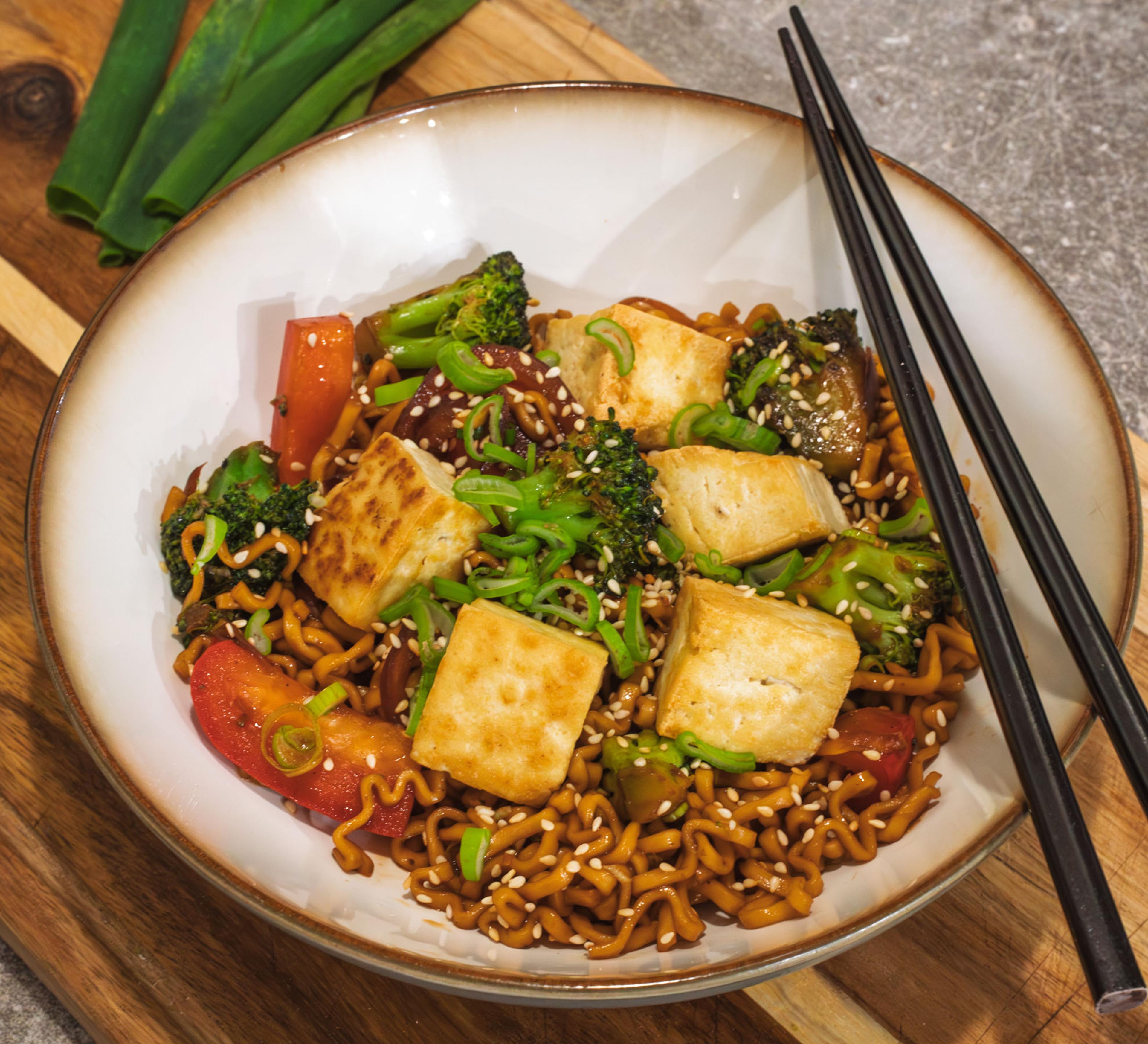 wok med tofu
