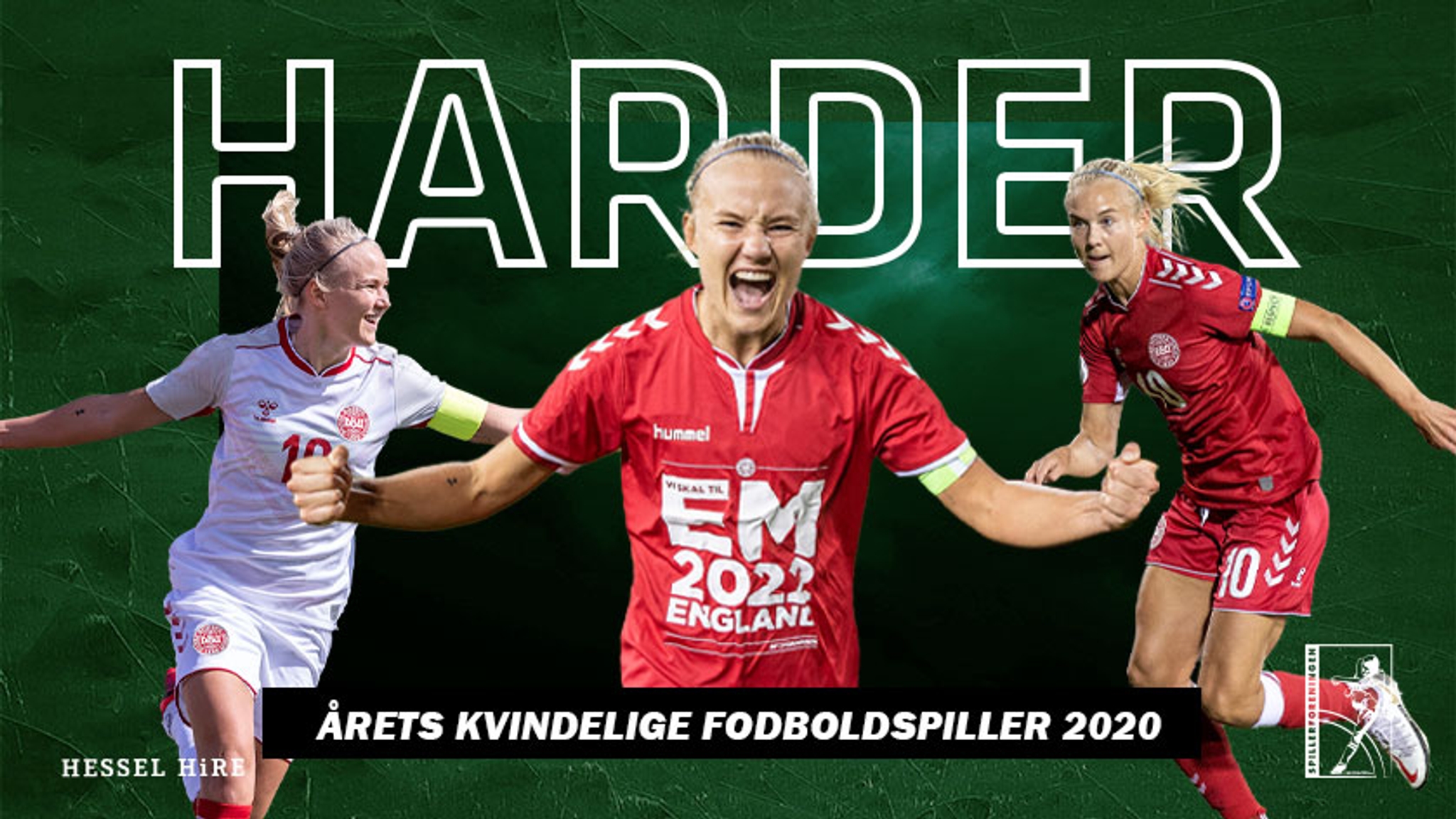 Pernille Harder er Årets Kvindelige Fodboldspiller 2020