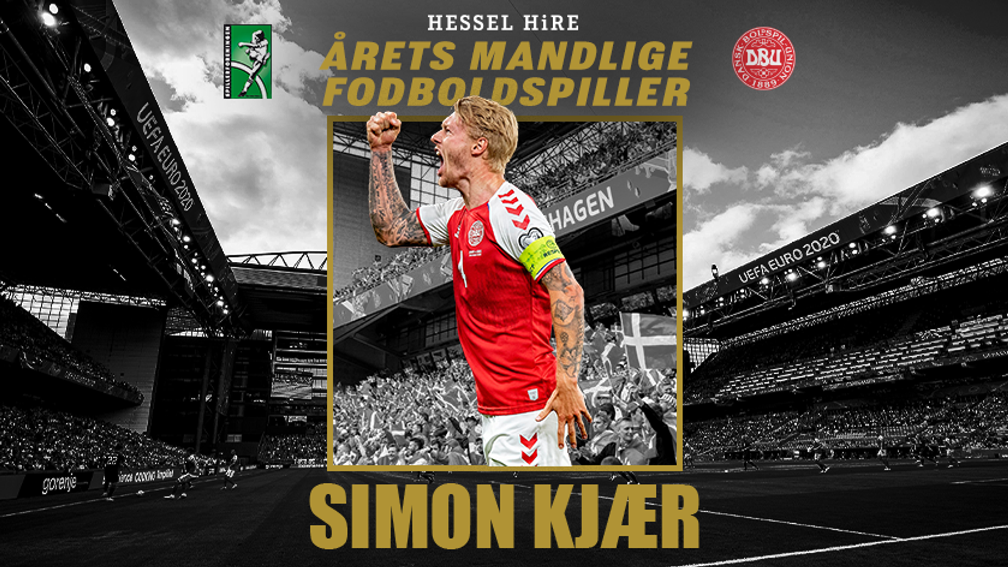 Simon Kjær er Årets Mandlige Fodboldspiller 2021