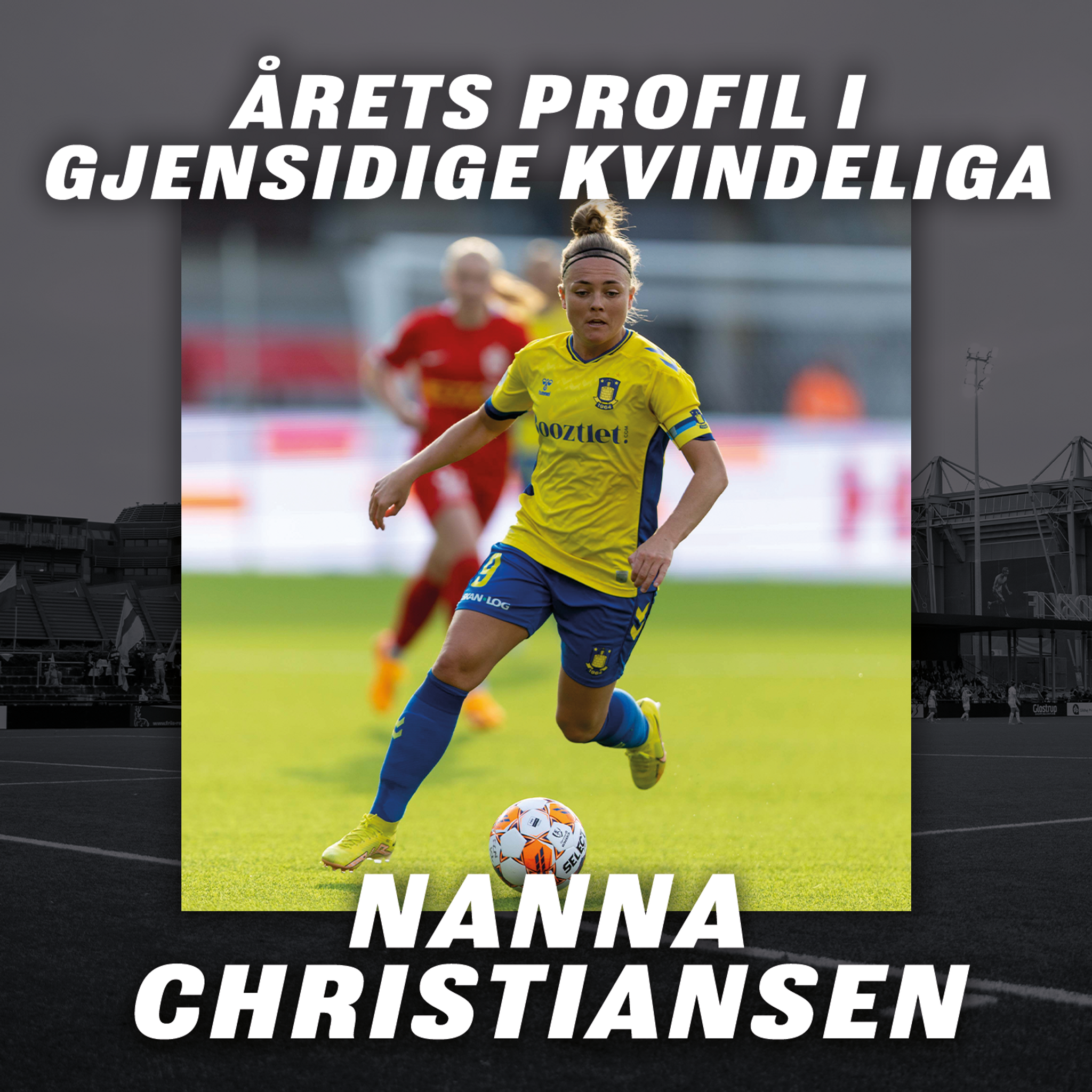 Nanna Christiansen er Årets Profil i Gjensidige Kvindeliga