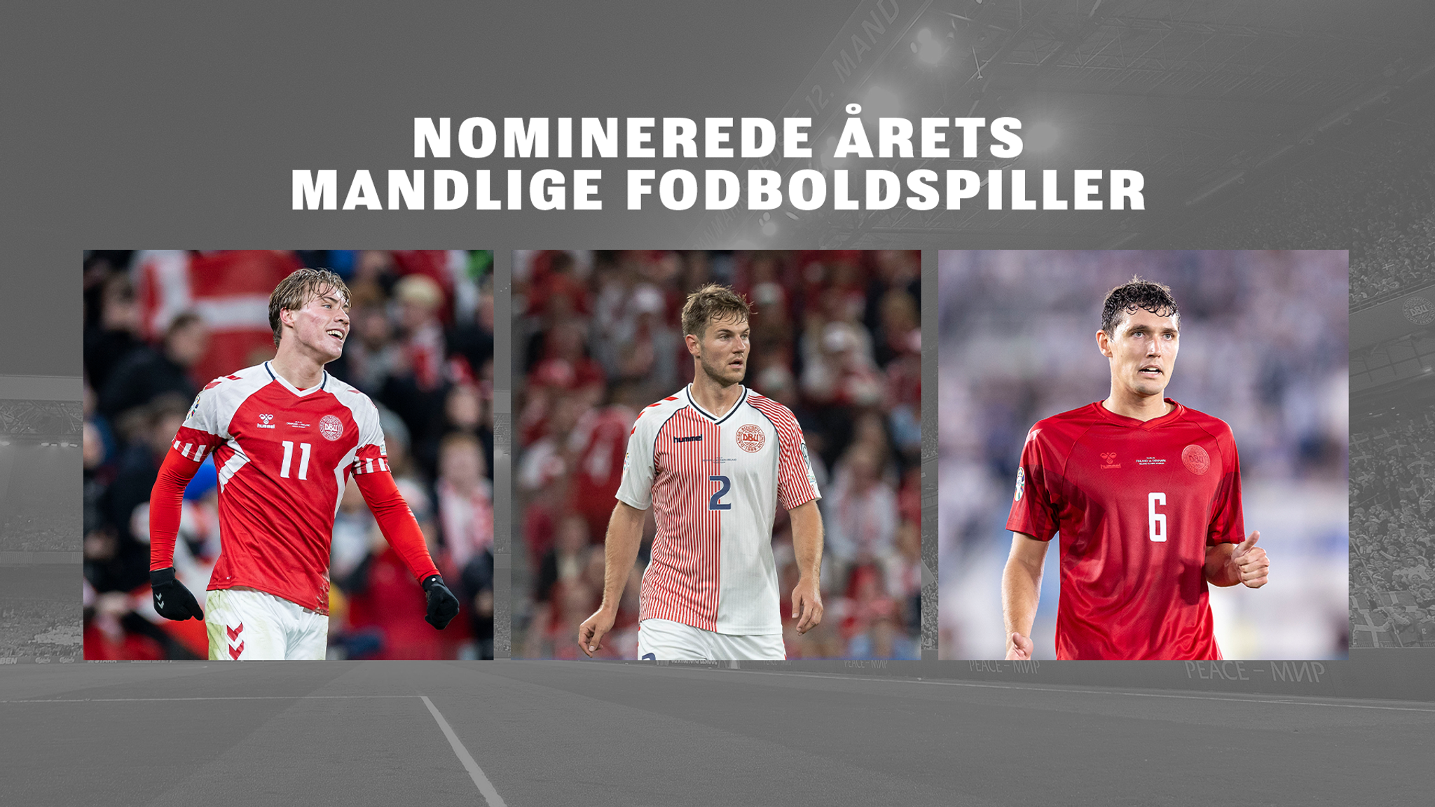 Her er de nominerede til Årets Mandlige Fodboldspiller
