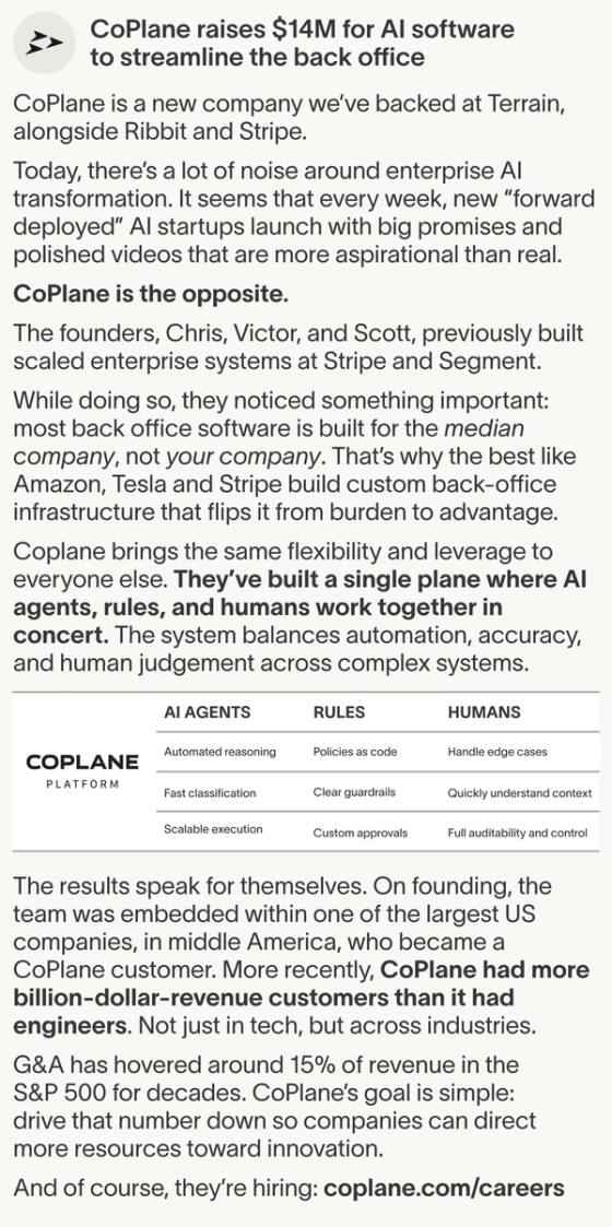 CoPlane raise $14M to streamline the back office