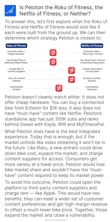 Is Peloton the Roku of Fitness, the Netflix of Fitness, or Neither?