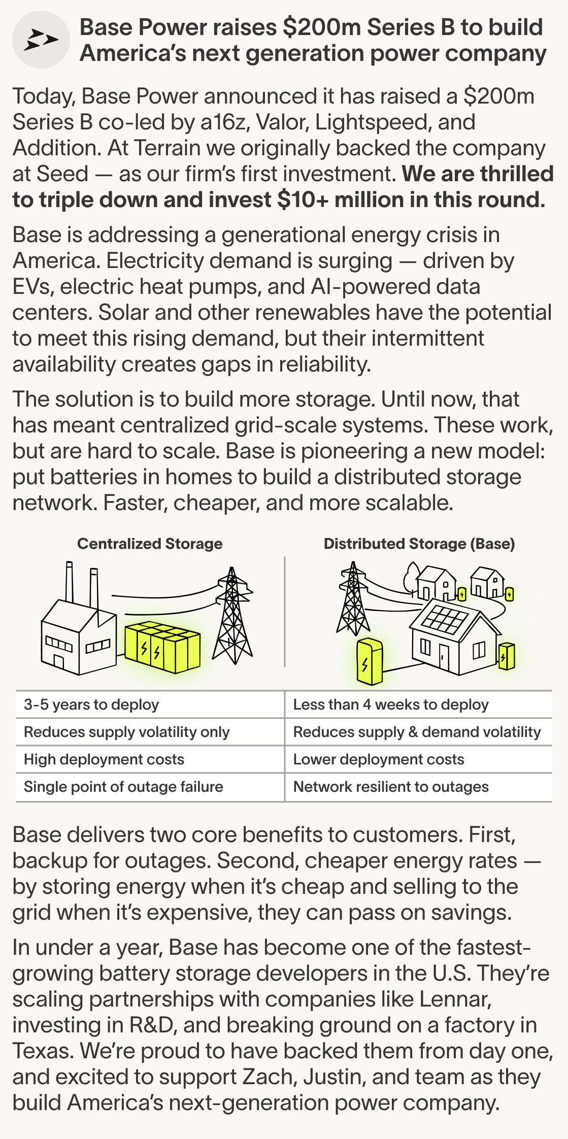 Base Power Series B funding announcement