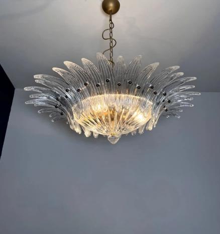 Murano palmette med 36 glass