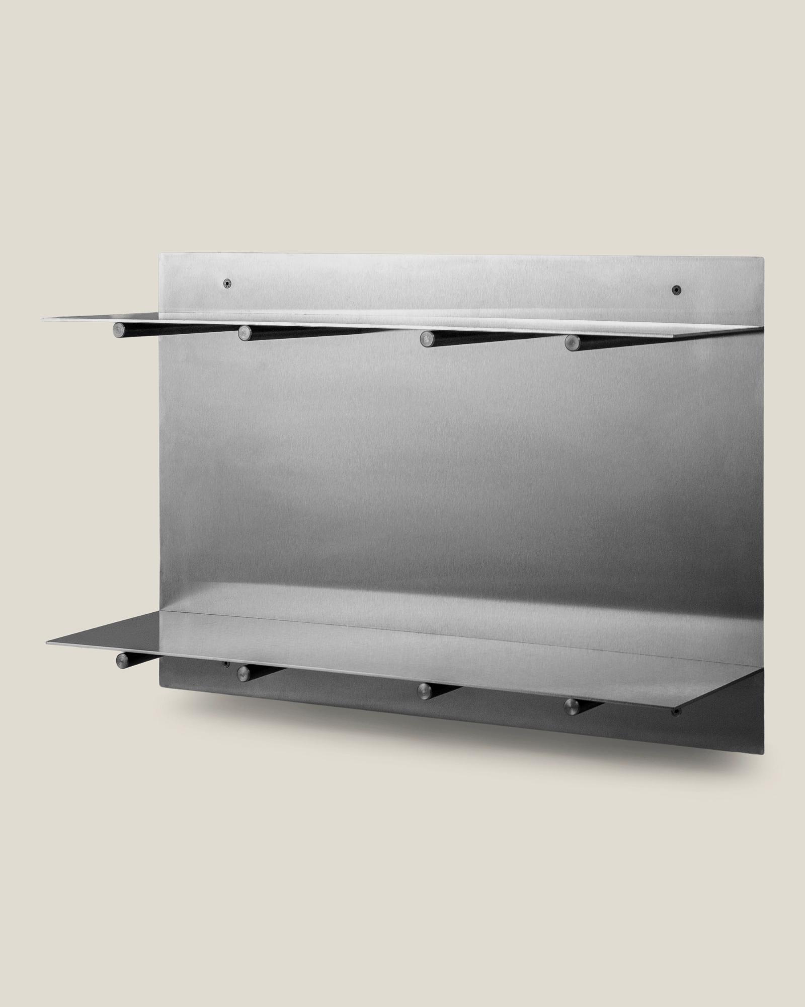 Stainless steel shelf - hylle i rustfritt stål