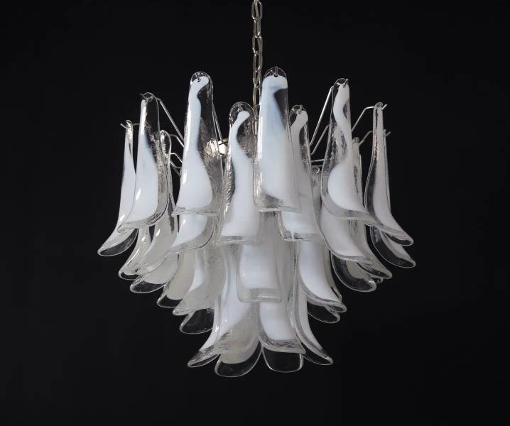Muranolampe med 36 mazzega glass