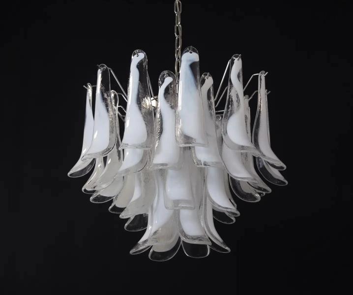 Muranolampe med 36 mazzega glass