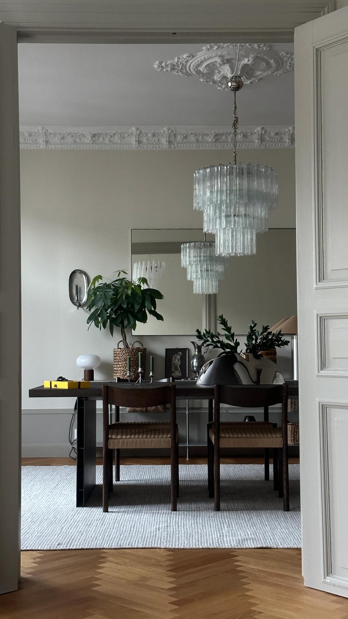 Murano Lysekrone med 52 glass