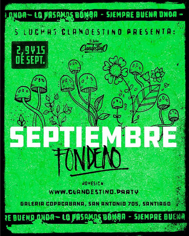 Afiche del evento Septiembre Fondeao'
