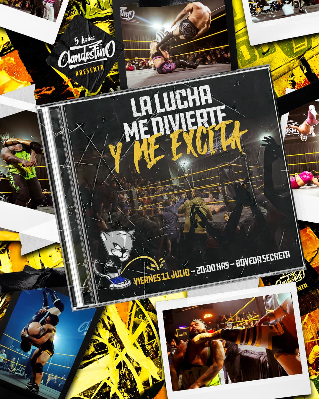 La lucha me divierte y me excita