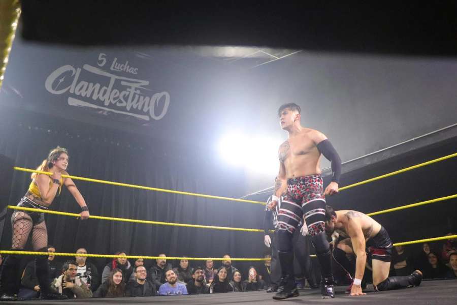 Jin Kyle, Riley y Límite en el ring