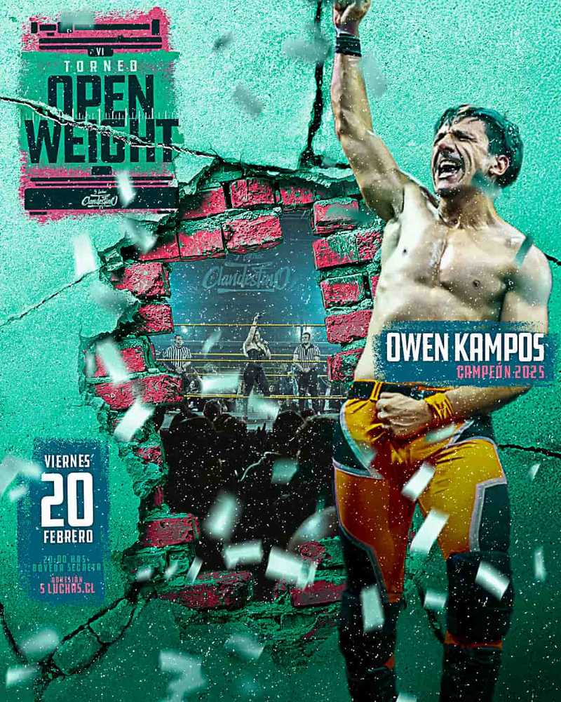 Afiche del evento Torneo open weight 2026