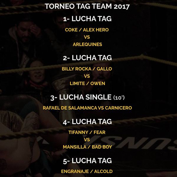 Torneo Clandestino Tag Team 2017 (D1)