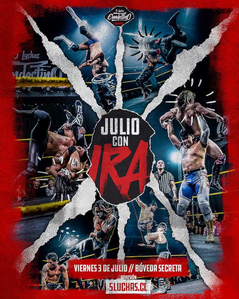 Afiche del evento Julio con IRA