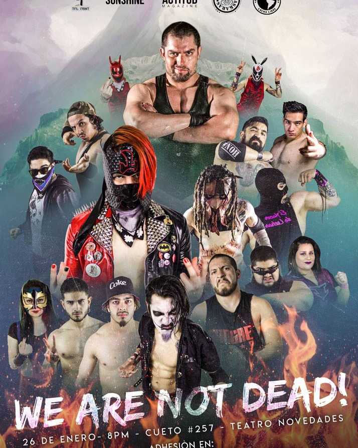 Afiche del evento We Are Not Dead