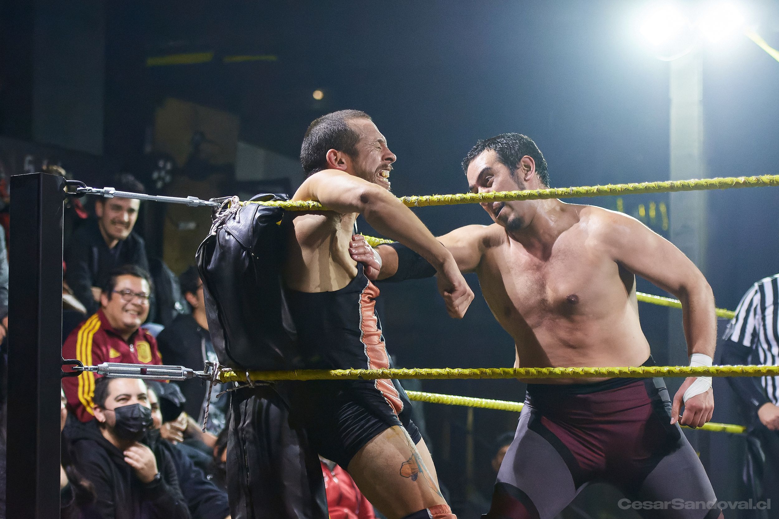 Max dando un machetazo en el pecho de Límite