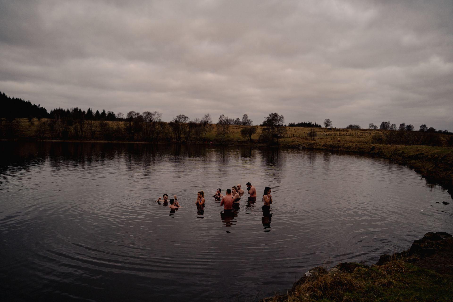 Hot Tottie sauna at Dumbrock Loch near Mugdock Country Park