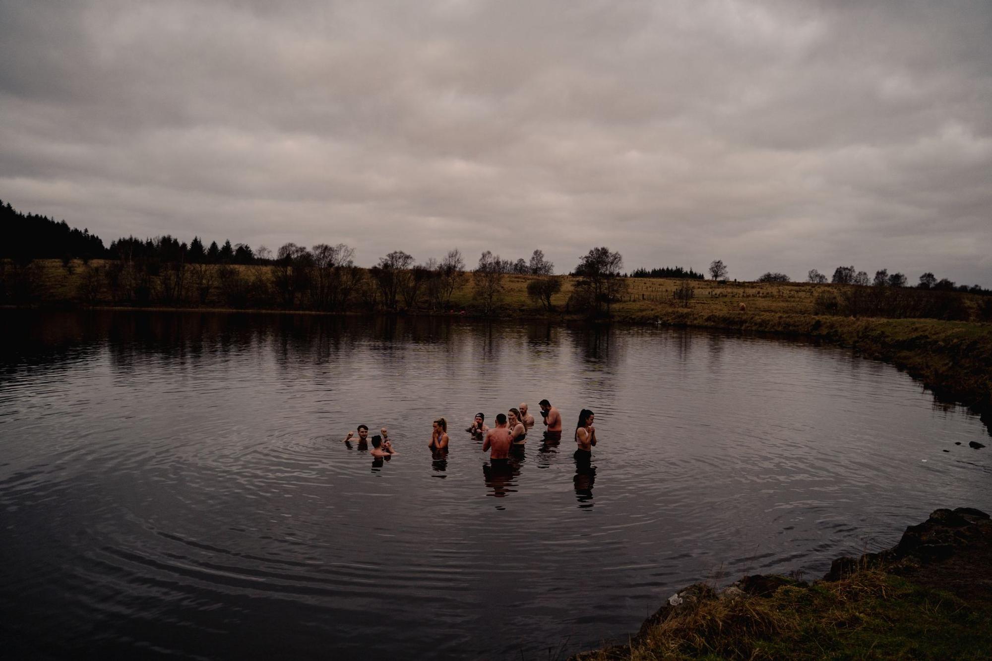 Hot Tottie sauna at Dumbrock Loch near Mugdock Country Park