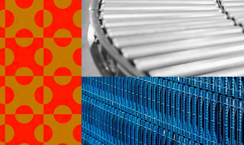 A conveyer belt juxtaposed with servers