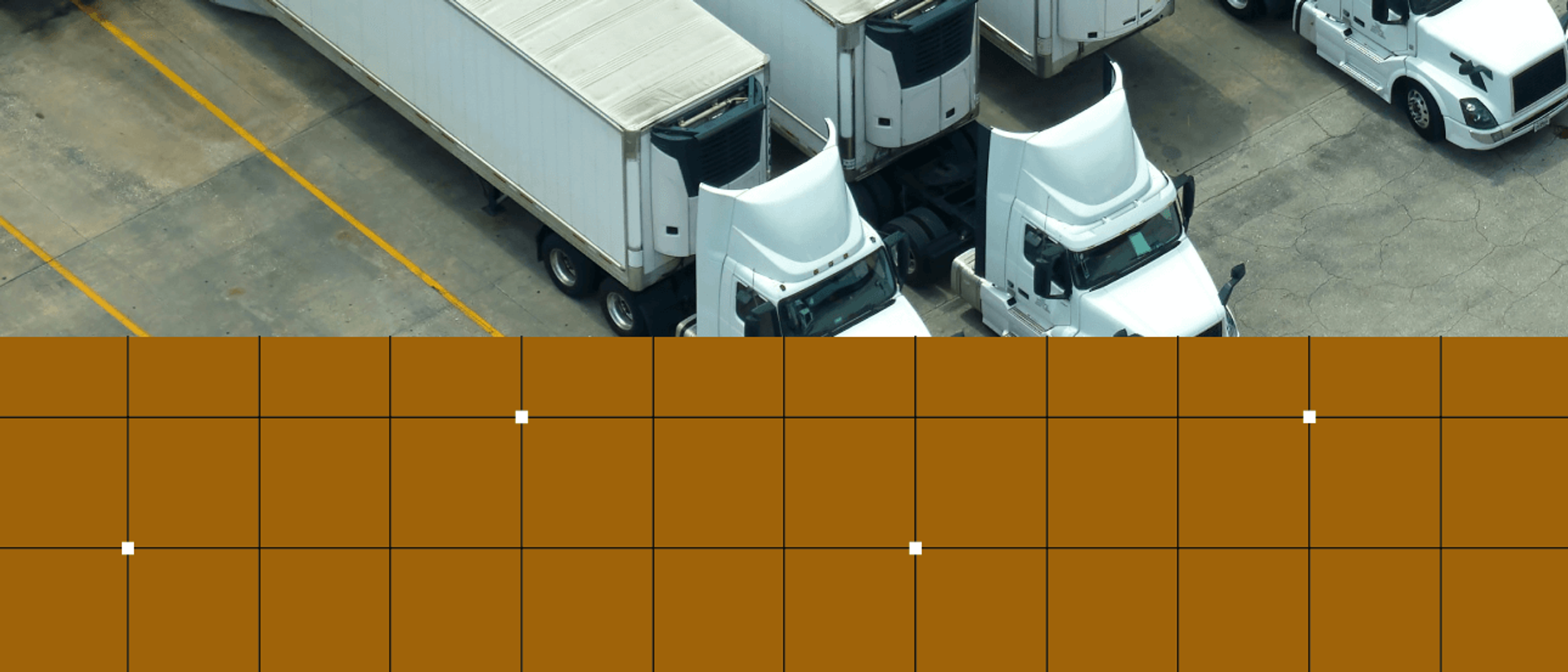 trucks in a loading bay