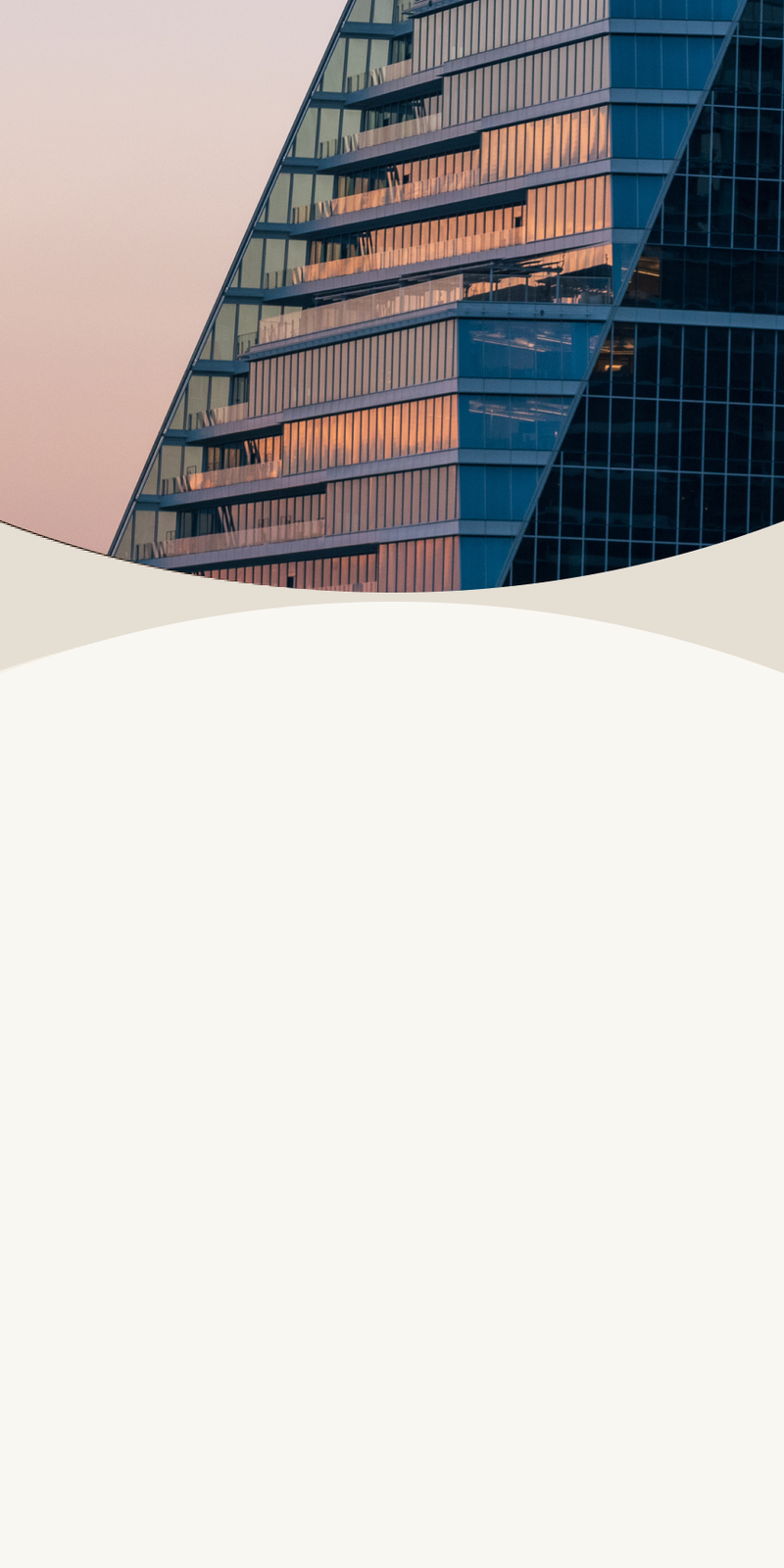 a futuristic looking building